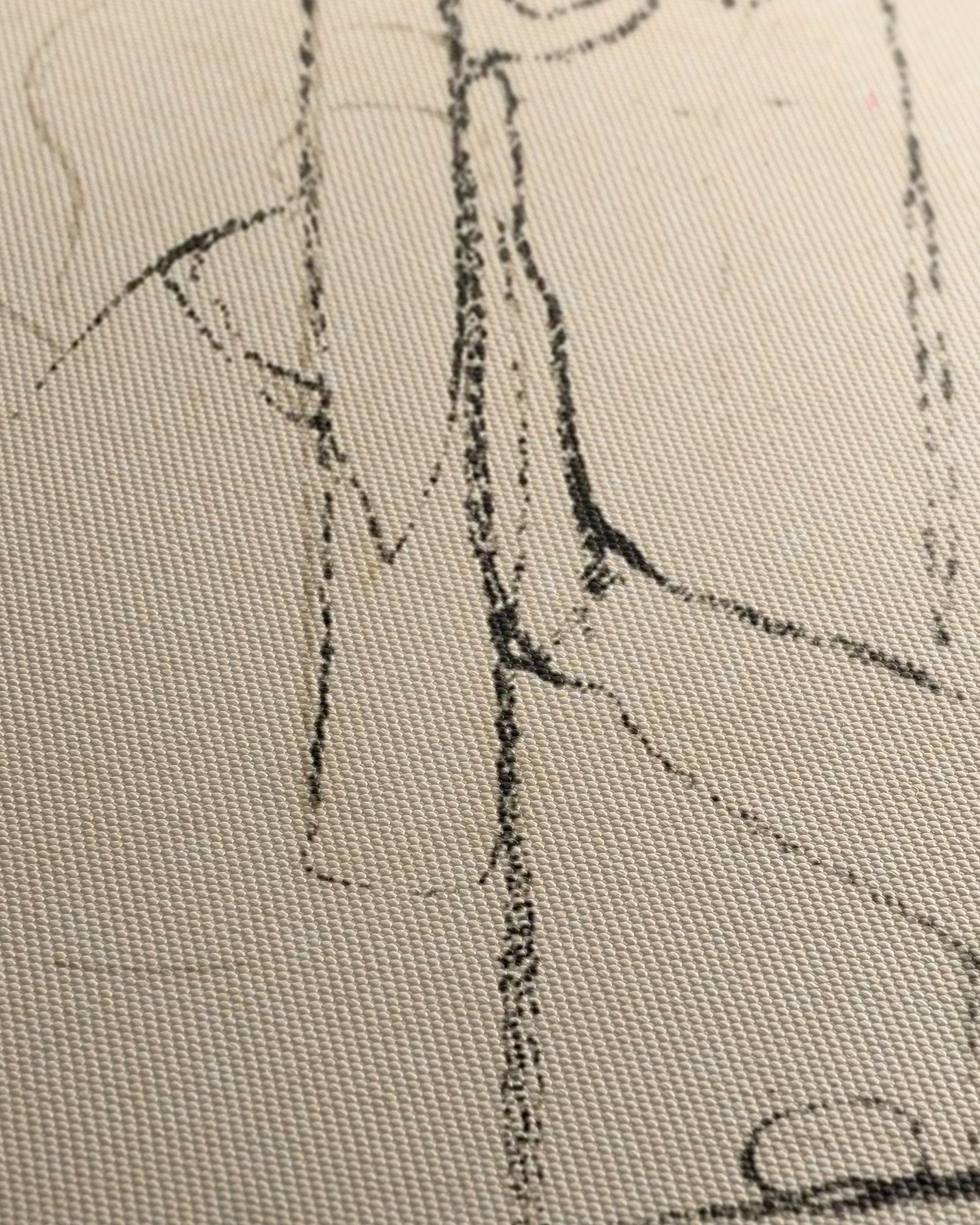 Canvas painting "Portrait of a Woman" - Egon Schiele - Portrait of a Woman_Canvas szczegol.jpg