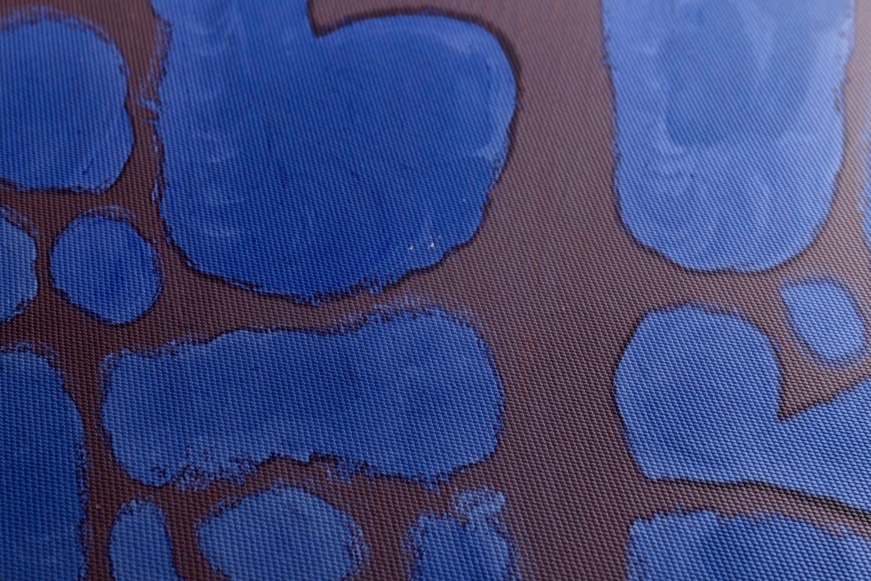 Late evening, viewed from the forest - Late evening, viewed from sss_Canvas szczegol.jpg