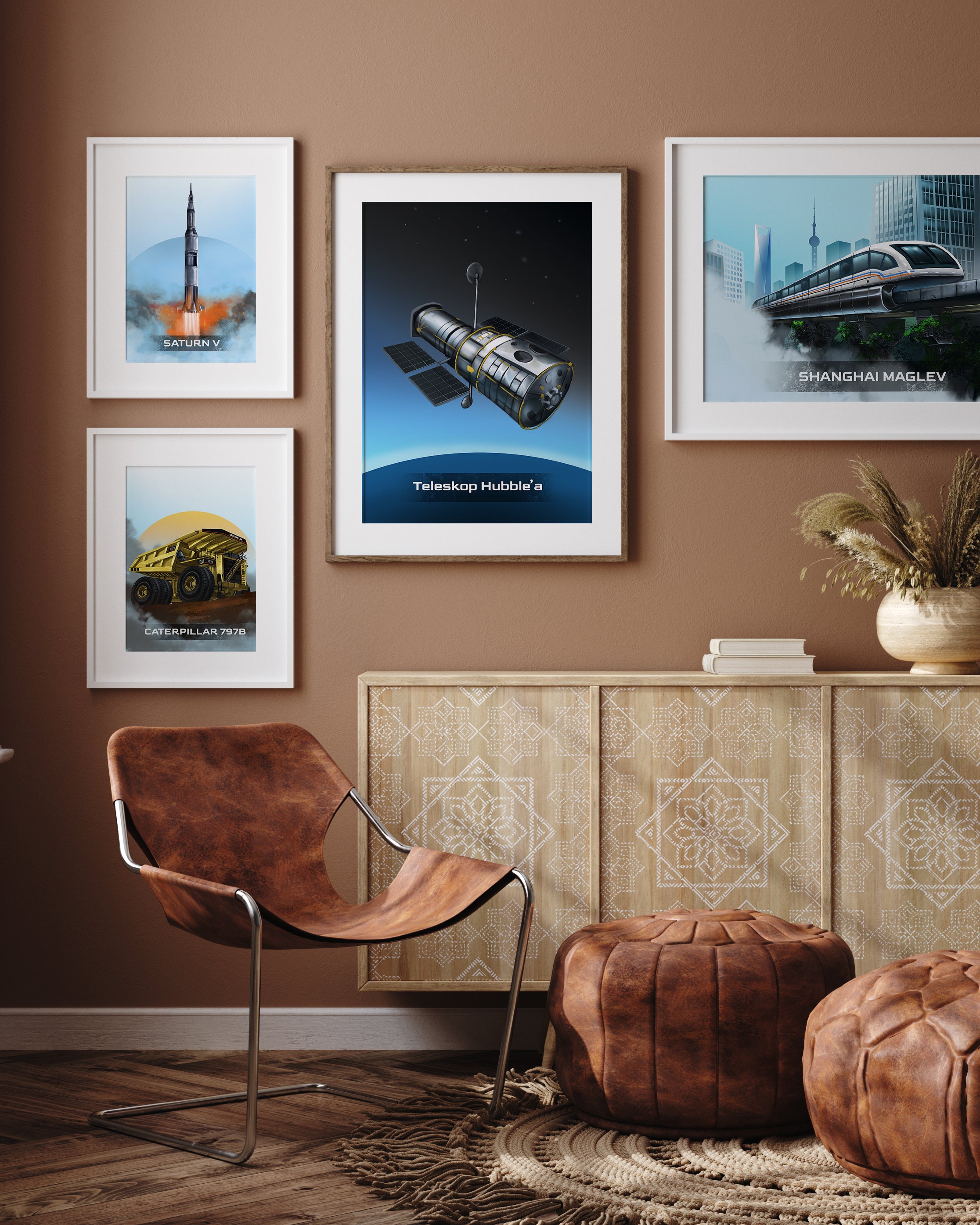 Affiche Fusée Saturn V - Cuda Techniki - 2