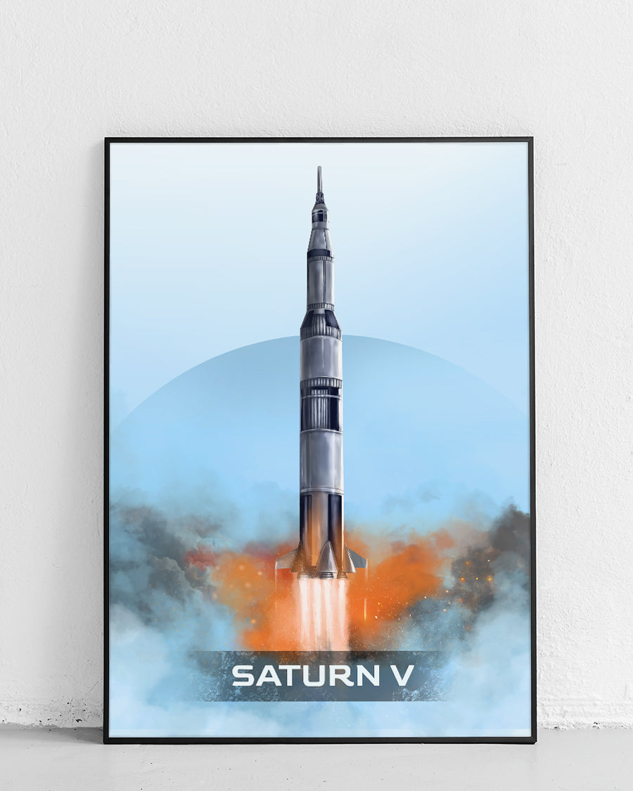 Affiche Fusée Saturn V - Cuda Techniki - 1