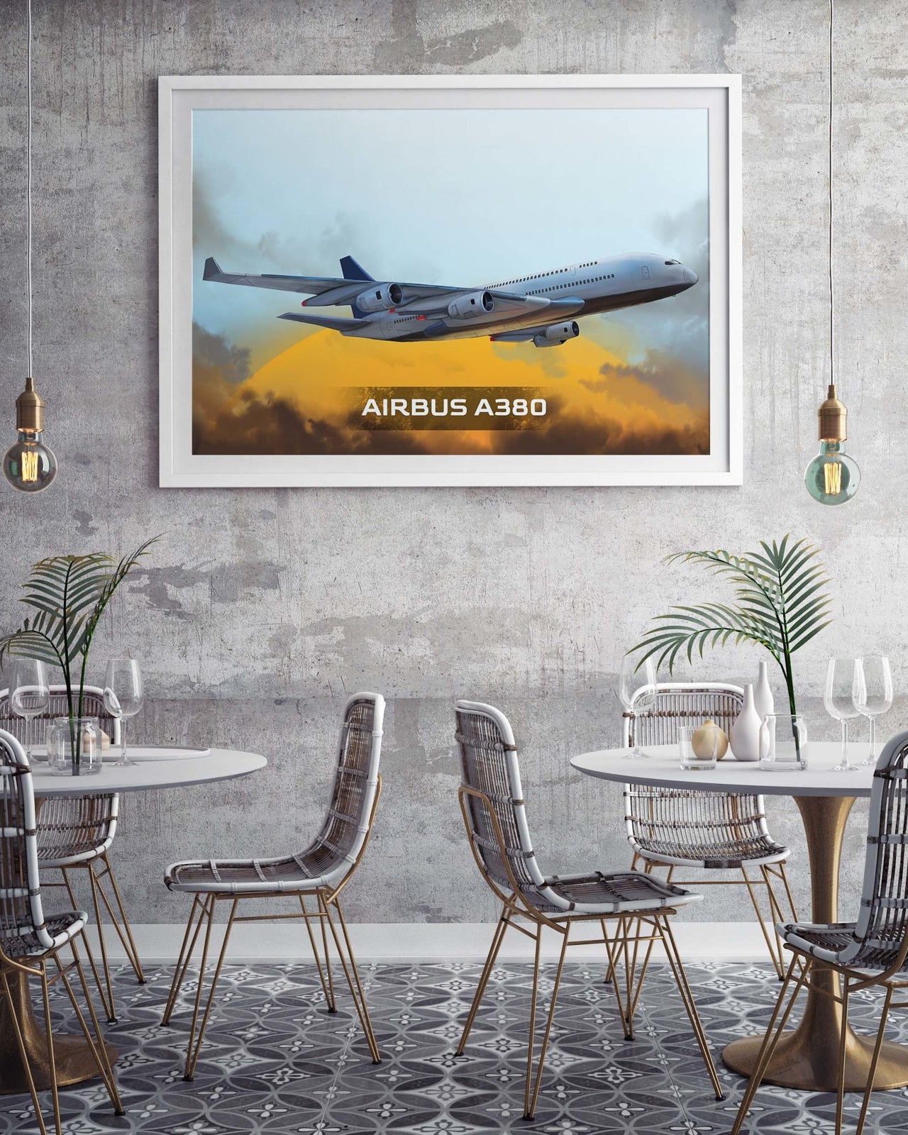 Airbus A380 - affiche technique Merveilles de la Technique - 2