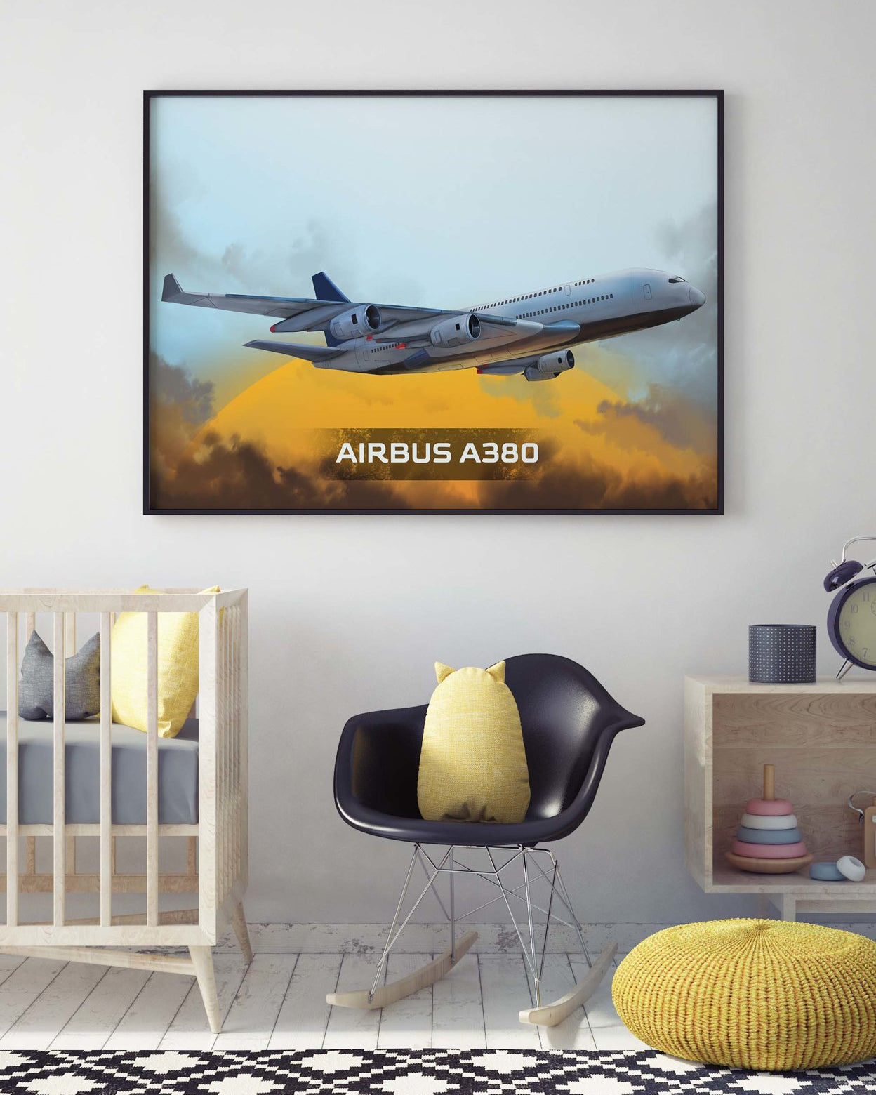 Airbus A380 - affiche technique Merveilles de la Technique - 1