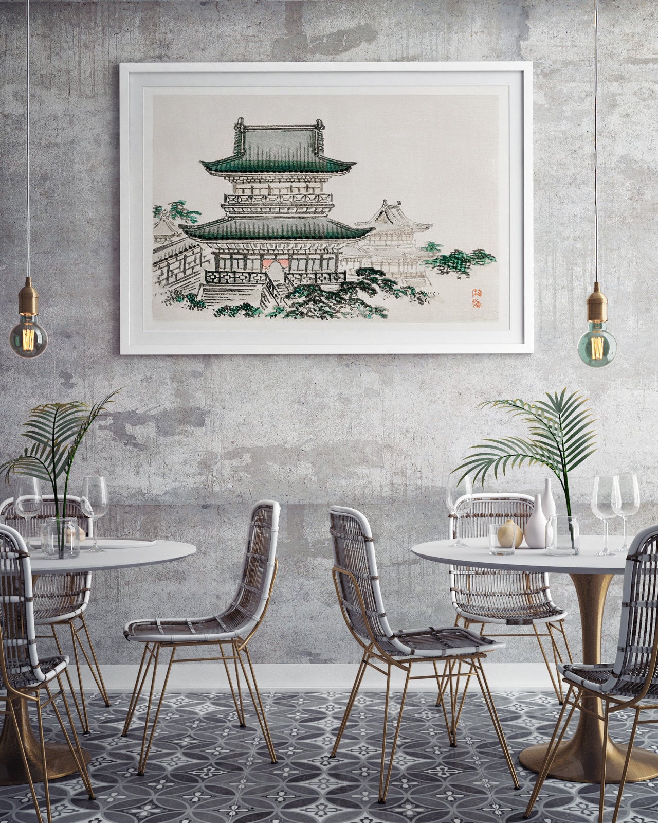Japanese Architecture - poster with a Japan motif - 2
