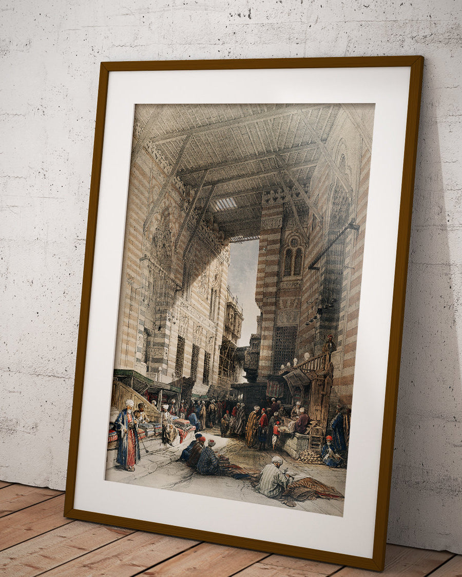 Bazar des marchands de drap – affiche sur le thème de l’Égypte antique - 2