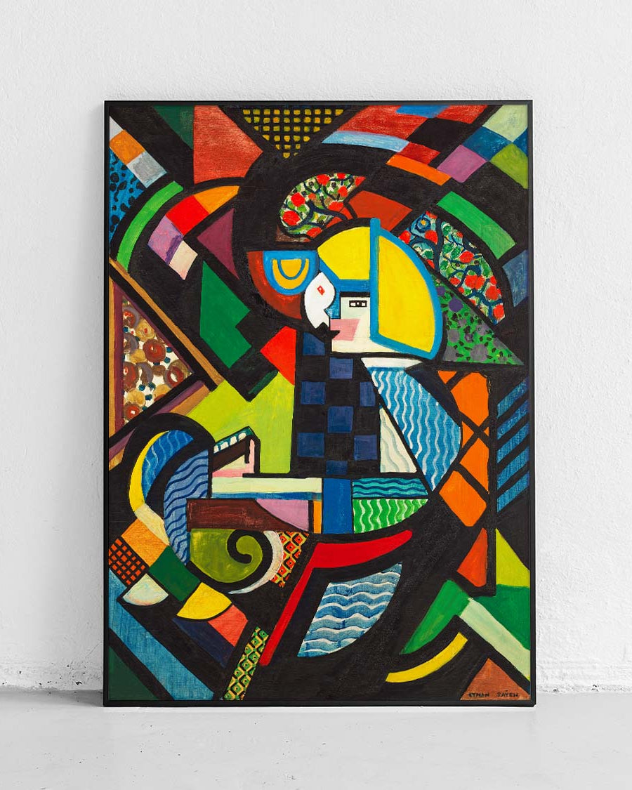 Tochter in der Wiege - Poster für Kunstwerk - 1