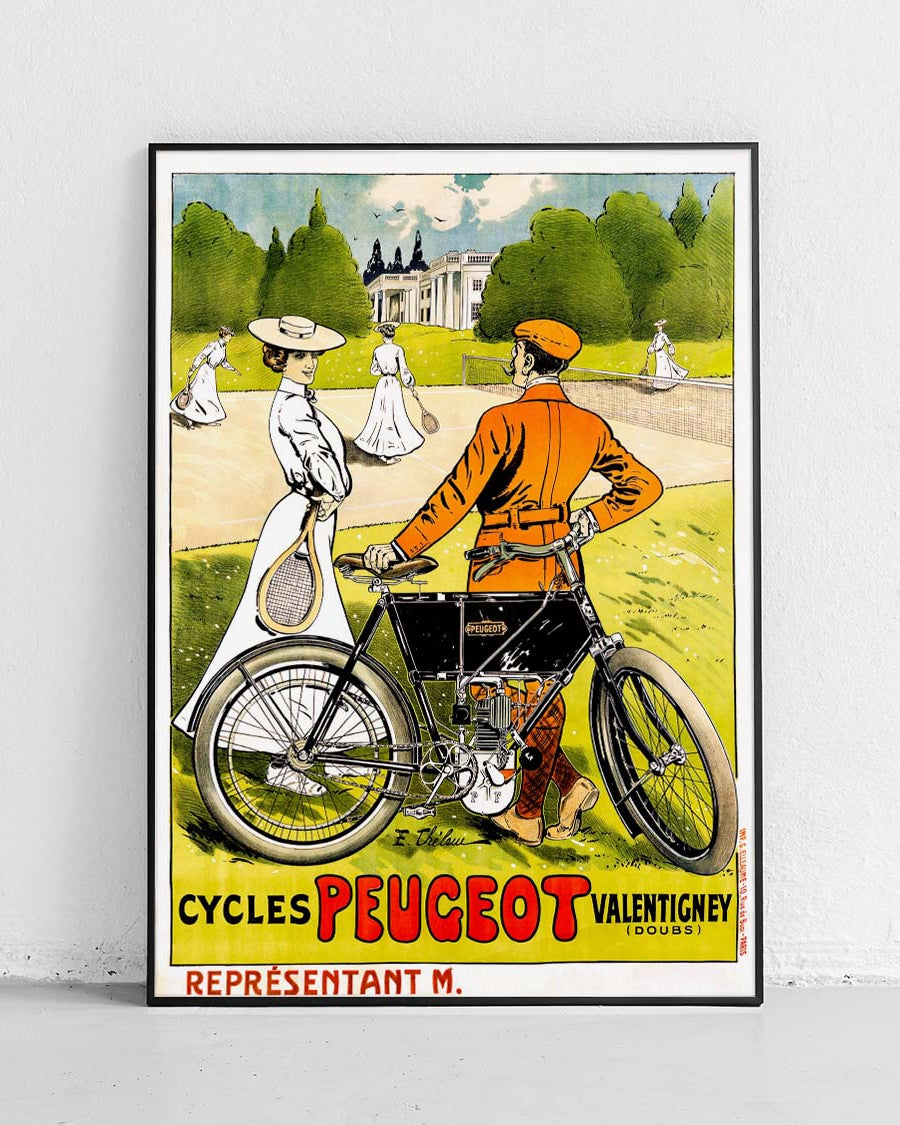 Cycles Peugeot – Vintage technisches Plakat - 1