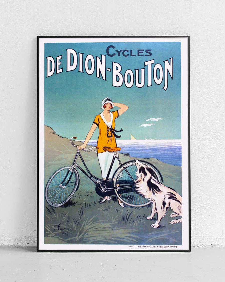 Cycles de Dion Bouton – Vintage technisches Plakat - 1
