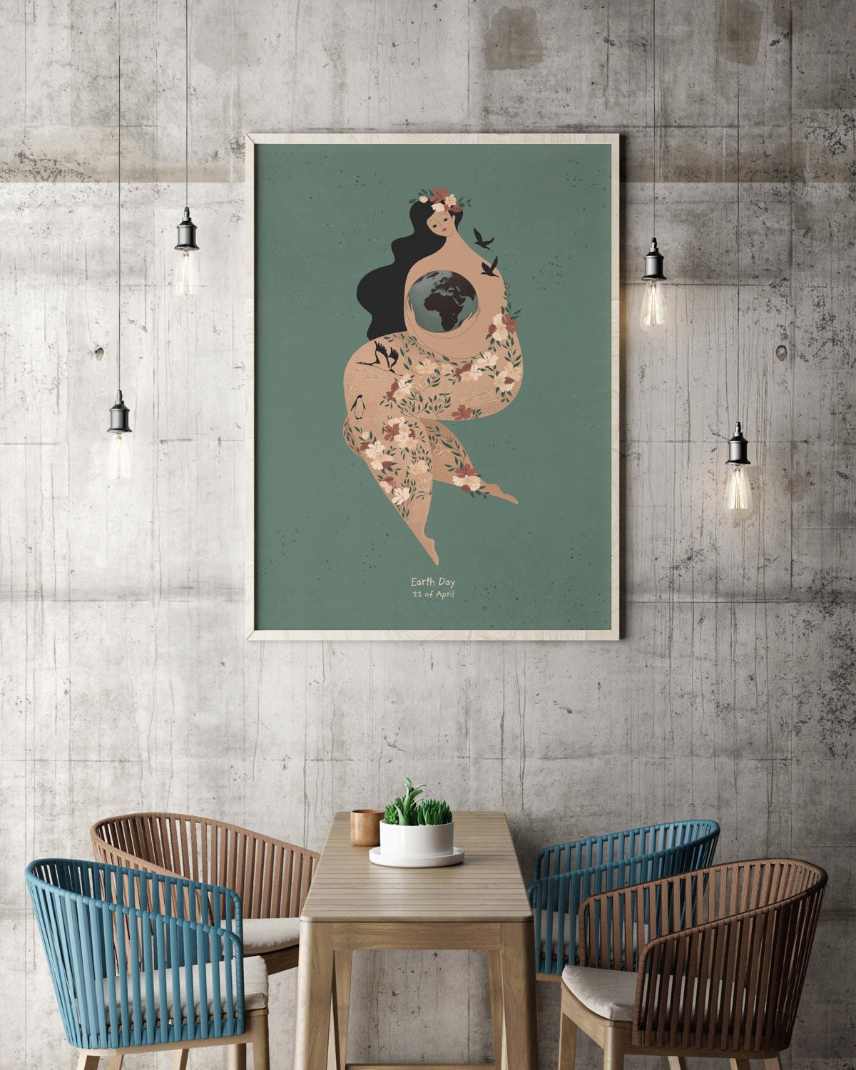Jour de la Terre – Mère Terre, affiche écologique verte - 2