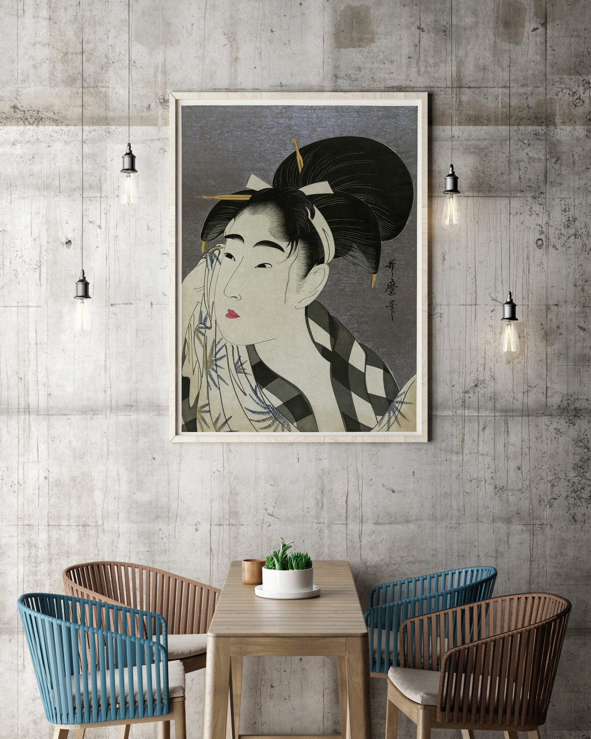 Woman Wiping Sweat - Poster - Japan - 2