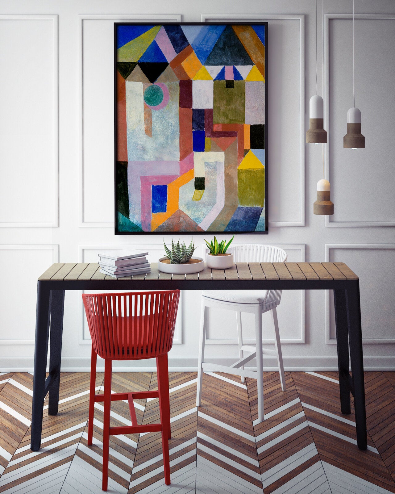Poster “Colorful Architecture” – Paul Klee, artwork - 2