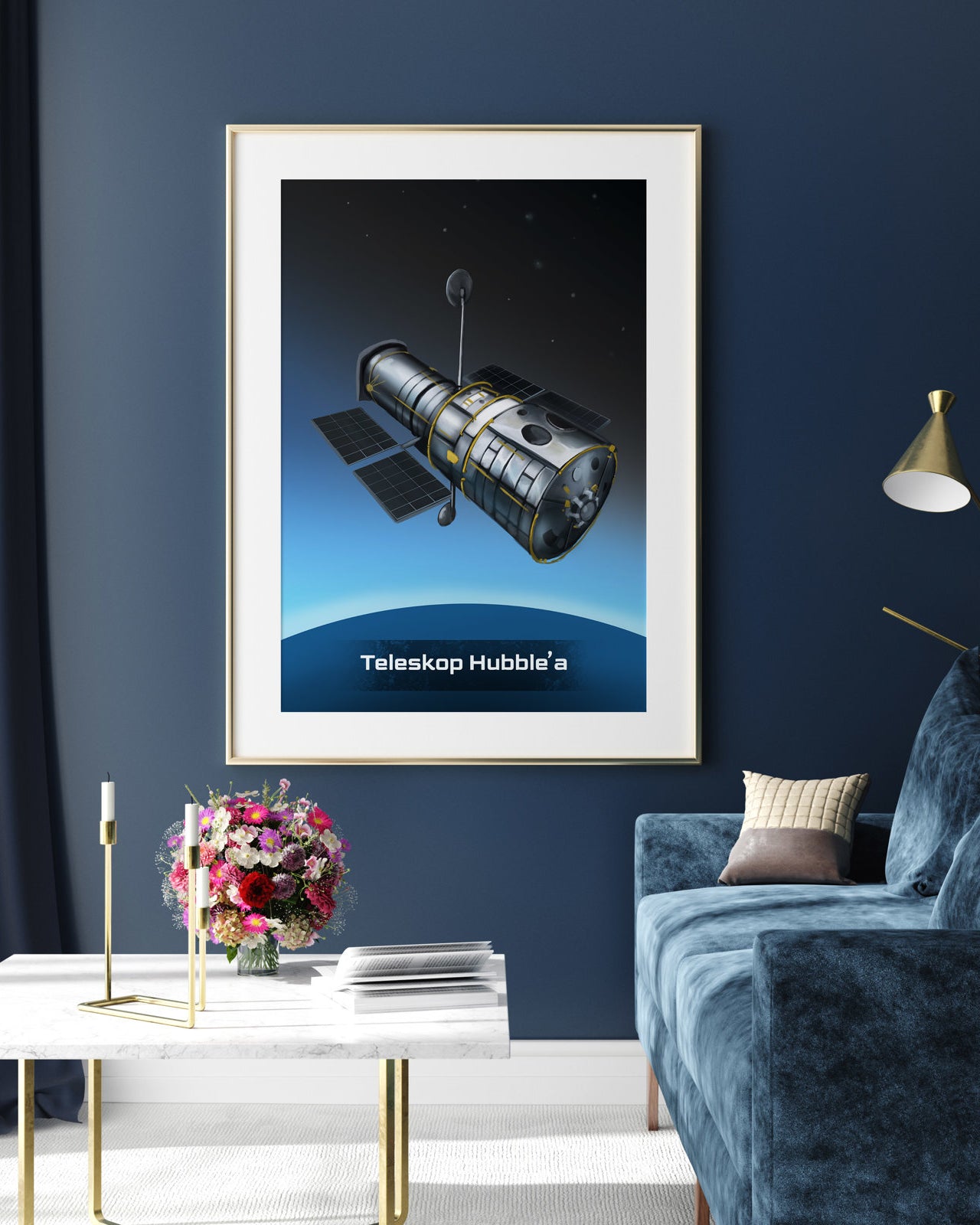 Kosmiczny Teleskop Hubble’a – plakat techniczny z serii Cuda Techniki - 3