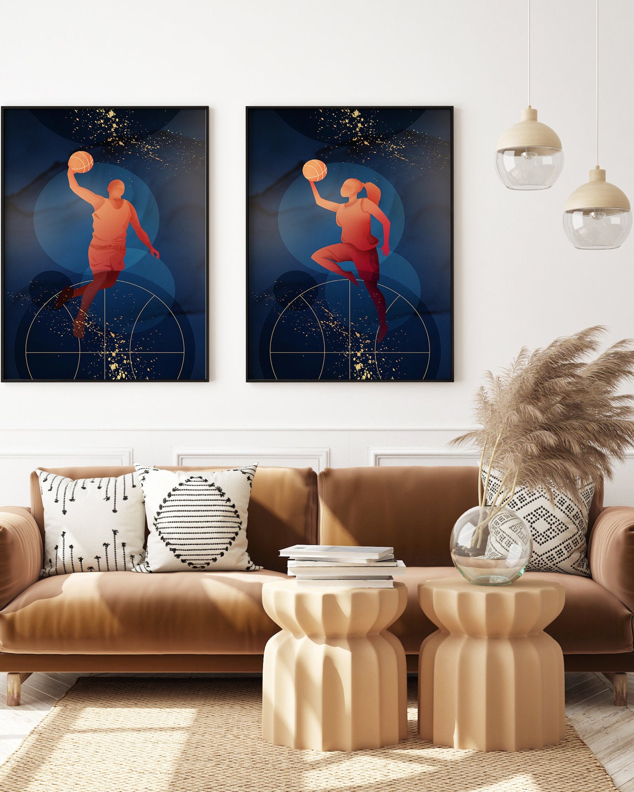 Männer-Basketball - Sportposter - 2