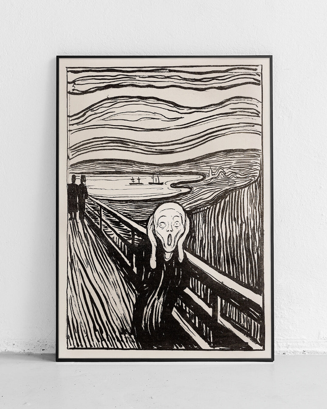 The Scream poster by Edvard Munch, artwork. - 1