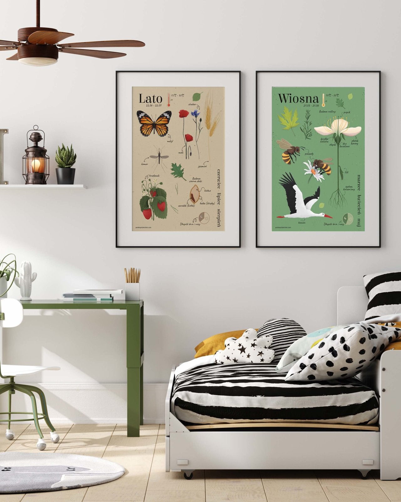 Été - affiche éducative pour enfants - 2