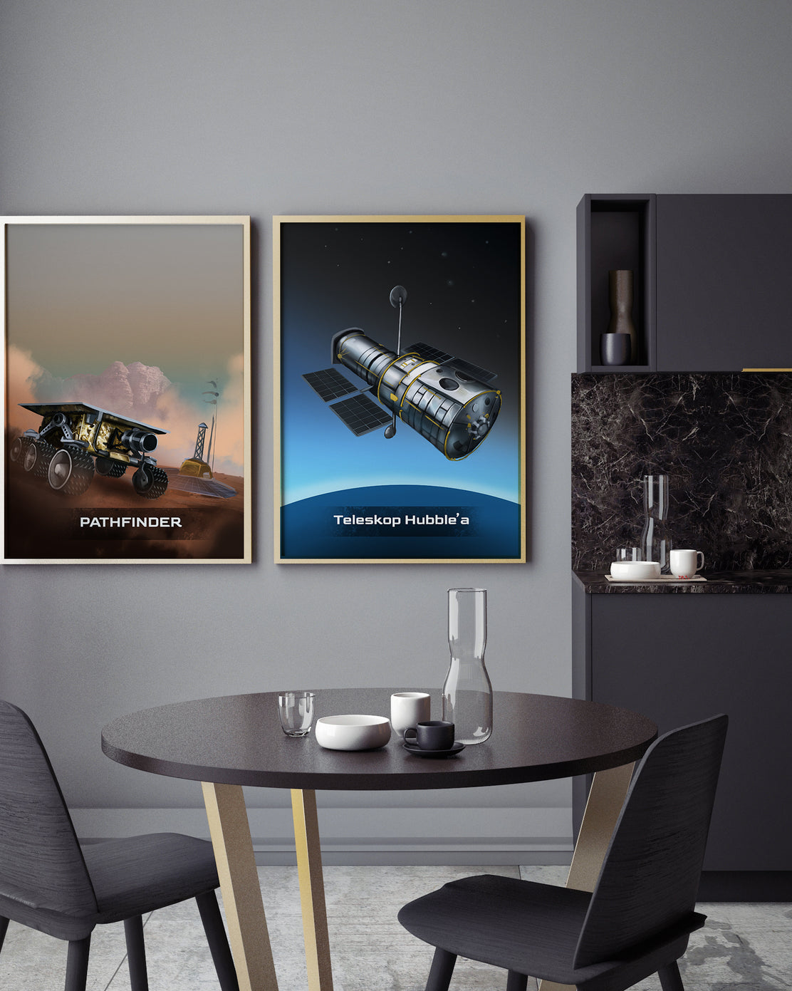 Plakat Łazik Pathfinder z serii Cuda Techniki - 2