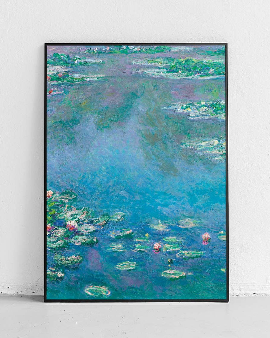 Water Lilies Poster by Oscar Claude Monet, artwork - 1