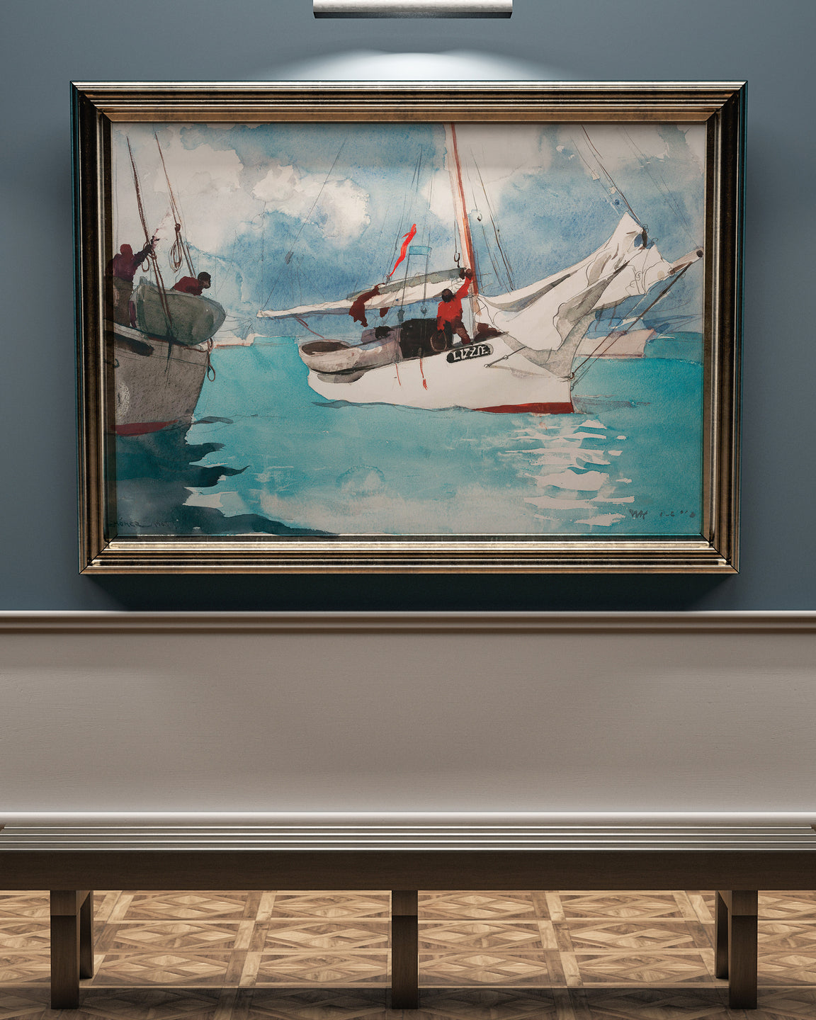 Fishing Boats, Key West - vintage poster - 2