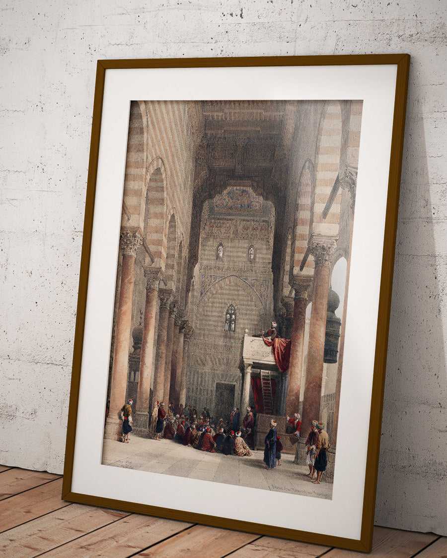 Mosquée Metwalis - affiche avec motif de l'Égypte antique - 2