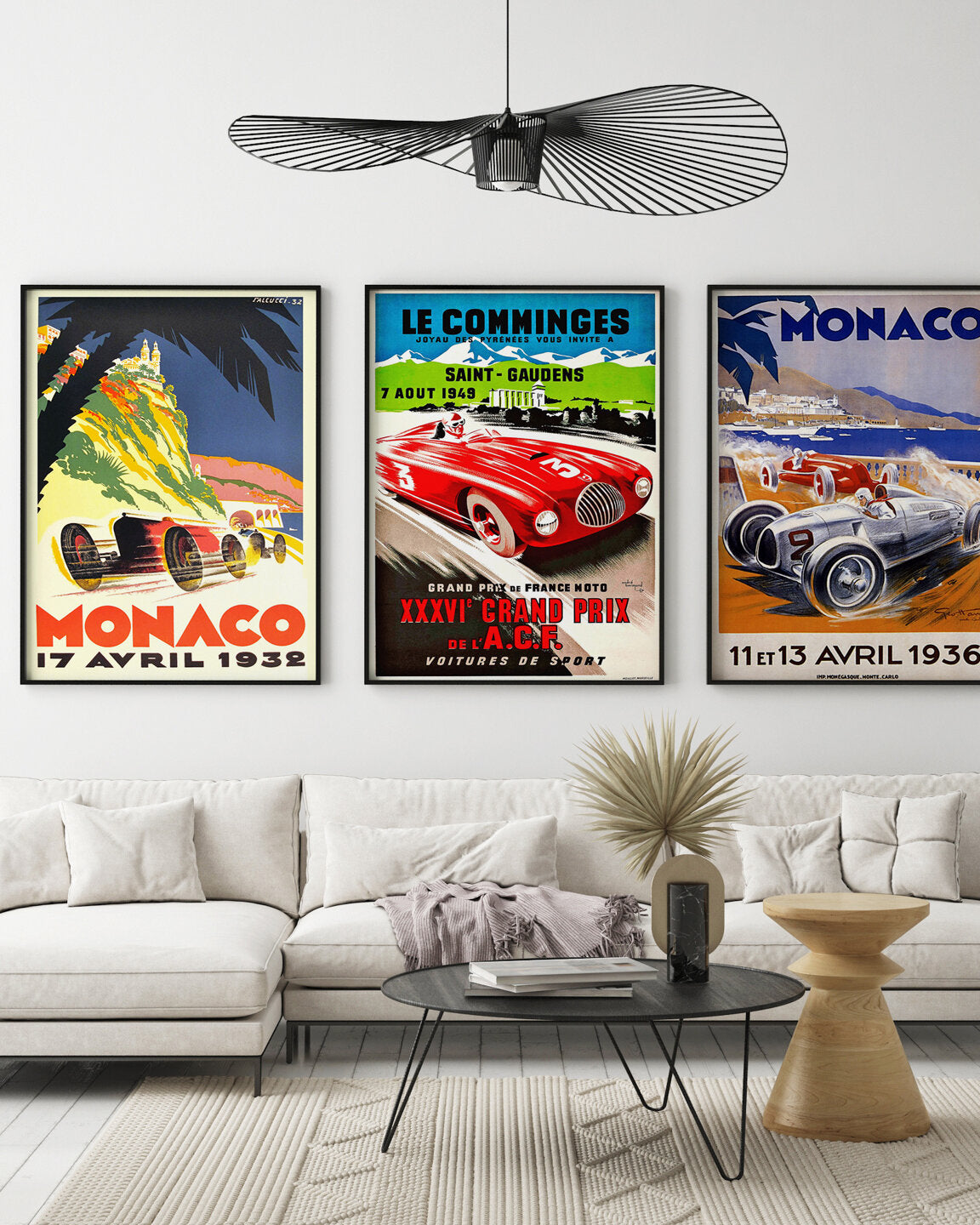 Monaco 1936 – Vintage-Technikplakat - 2