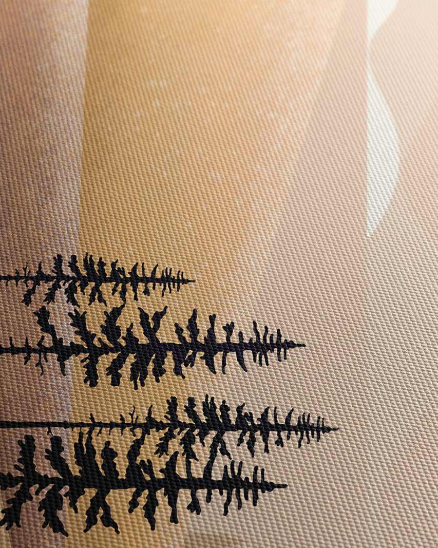 Bild Niedere Beskiden, Porträt auf Leinwand. - 3