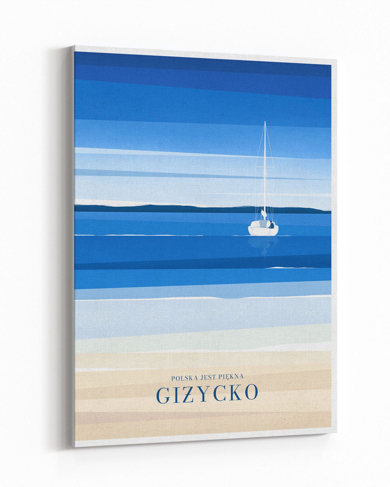 Obraz Giżycko, portret na płótnie, dekoracja ścienna regionów Polski - 1