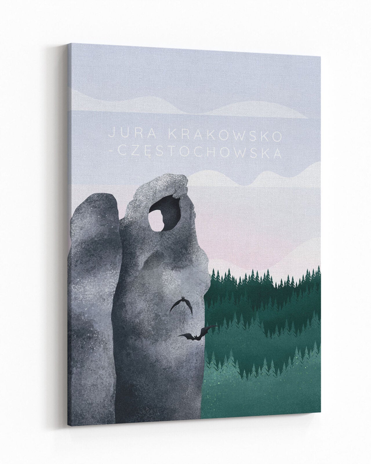 Obraz Jura Krakowsko-Częstochowska, portret na płótnie - 1