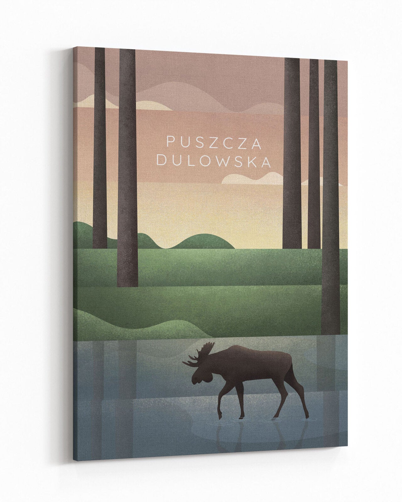 Obraz Puszcza Dulowska, obraz na płótnie w pionie - 1