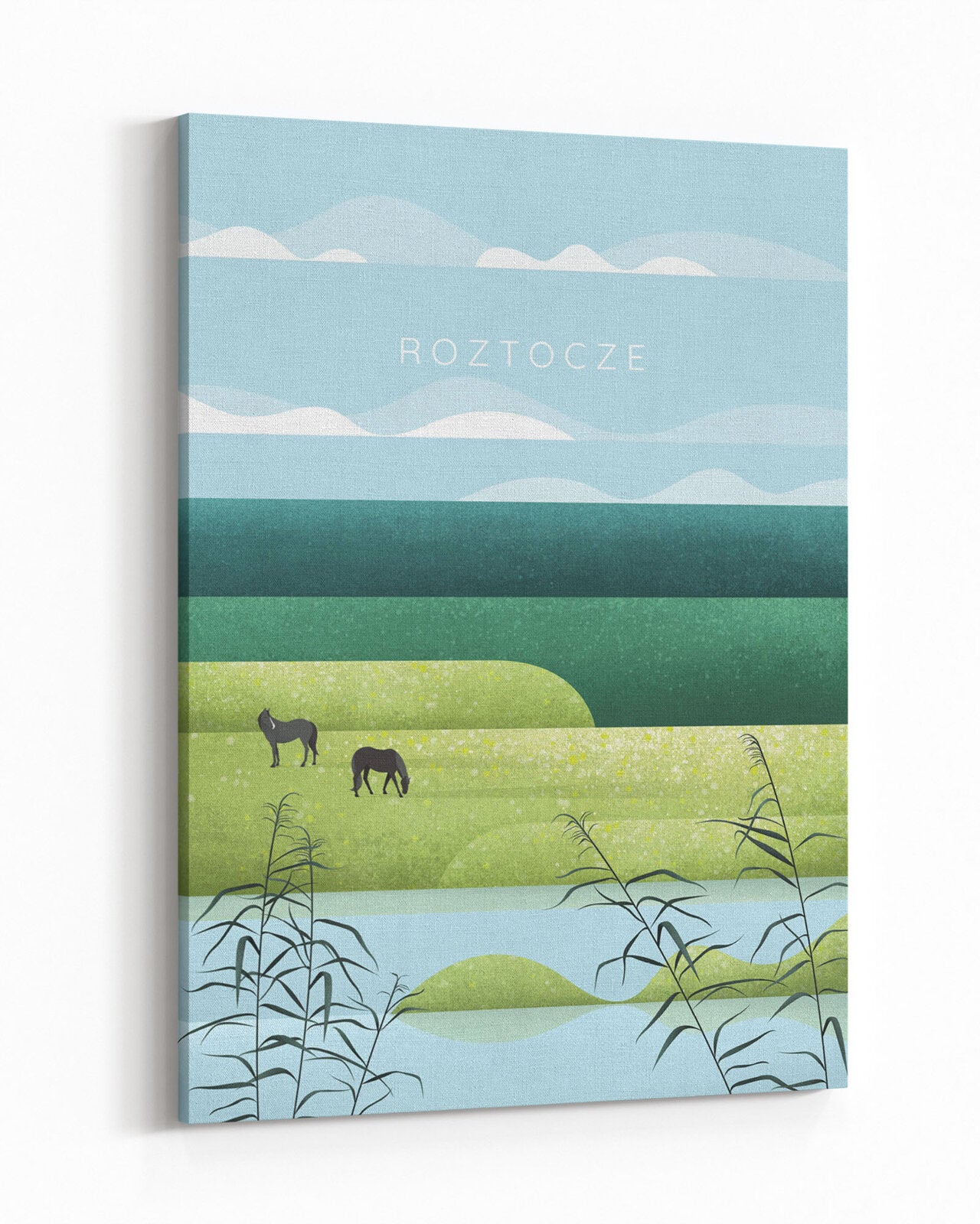 Bild Roztocze - Hochformat-Leinwandbild - 1