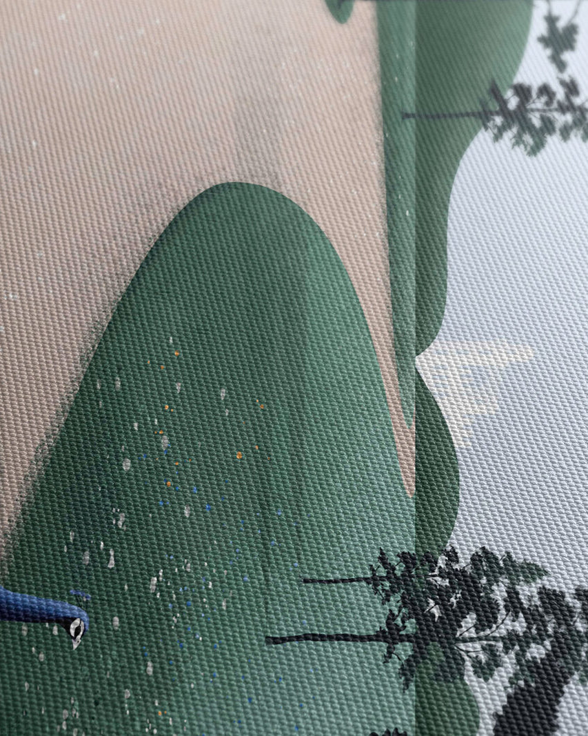 Bild Pfaueninsel - Porträt-Leinwand - 3