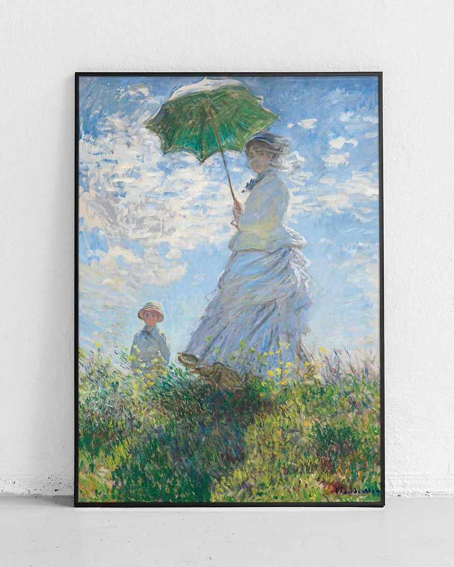 Poster “Madame Monet and Her Son” by Oscar Claude Monet, artwork - 1