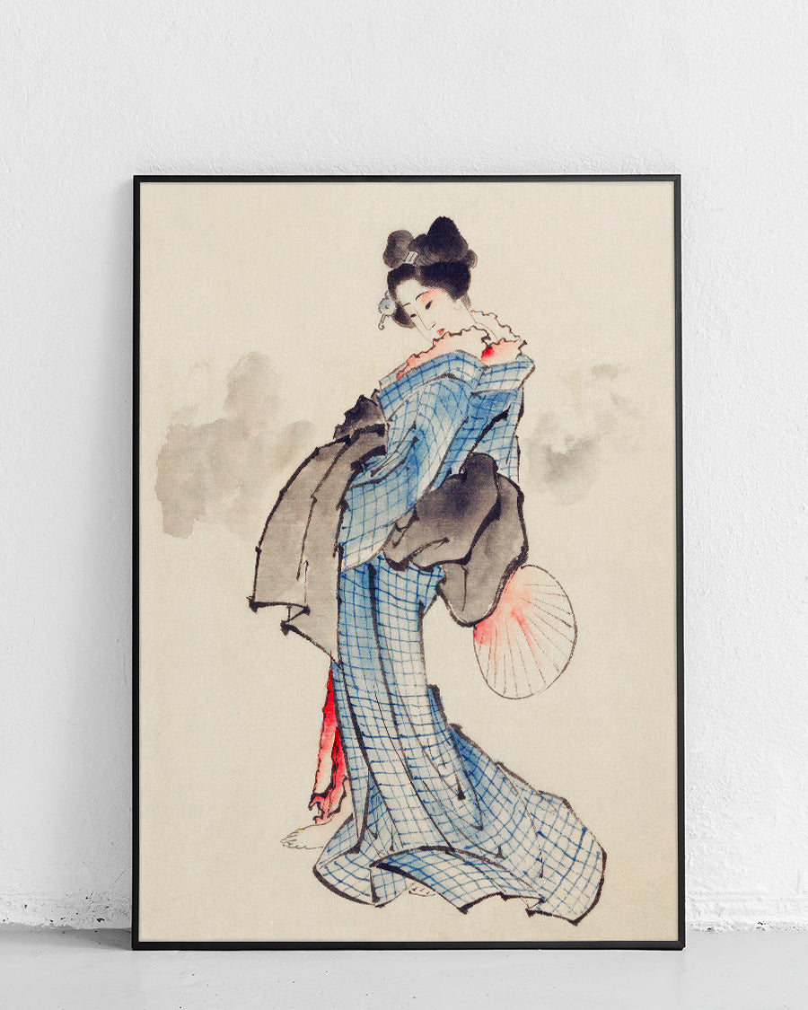 Portret kobiety – plakat Japonia, plakat techniczny - 1