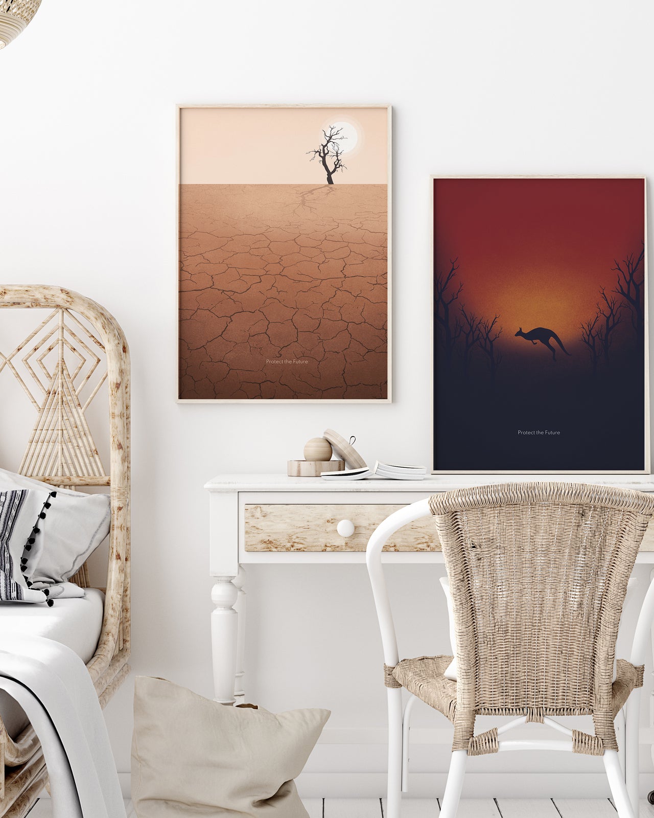 Incendies de forêt – affiche écologique et éducative - 2
