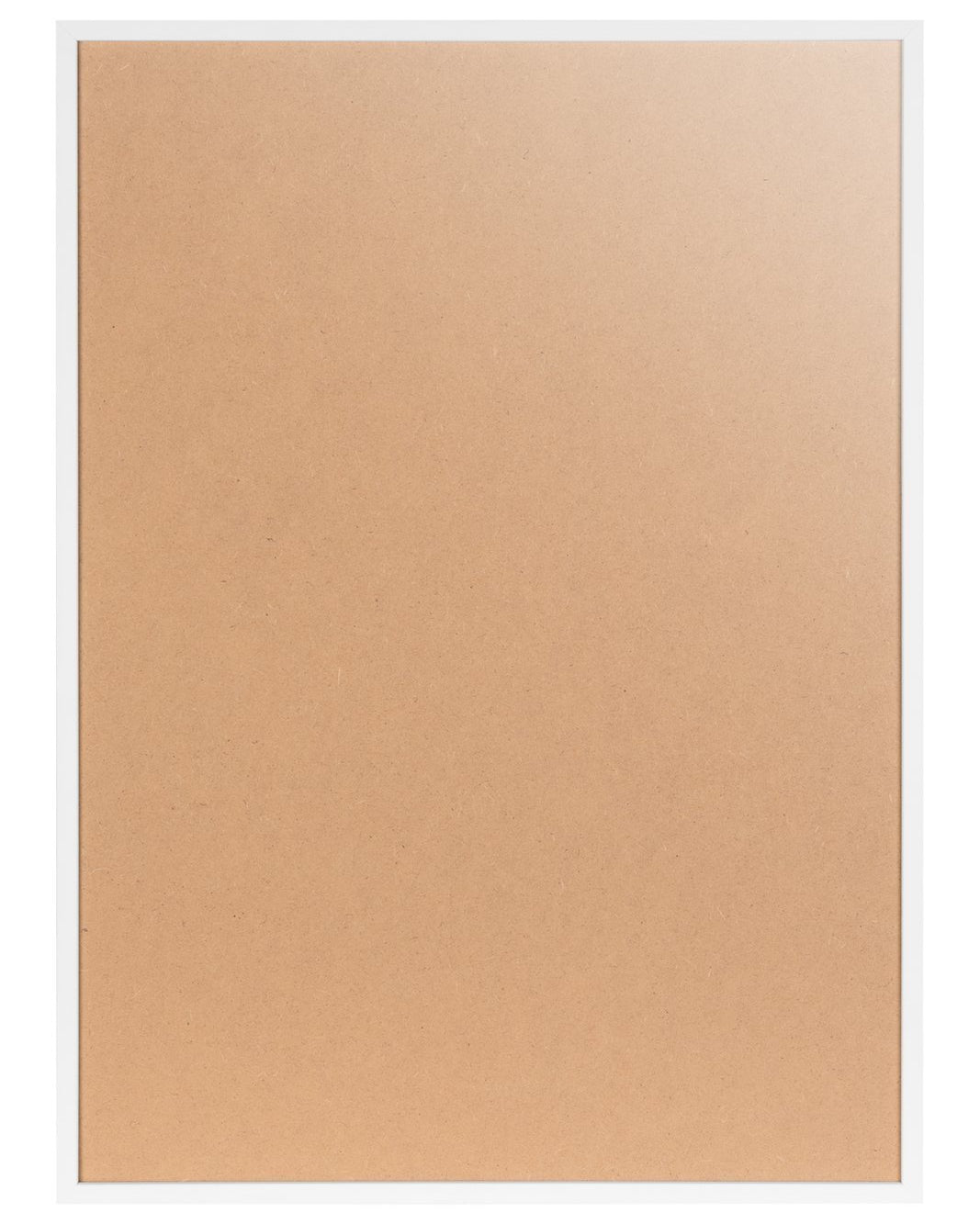 Biała drewniana rama do plakatu technicznego, elegancka i minimalistyczna. - 1