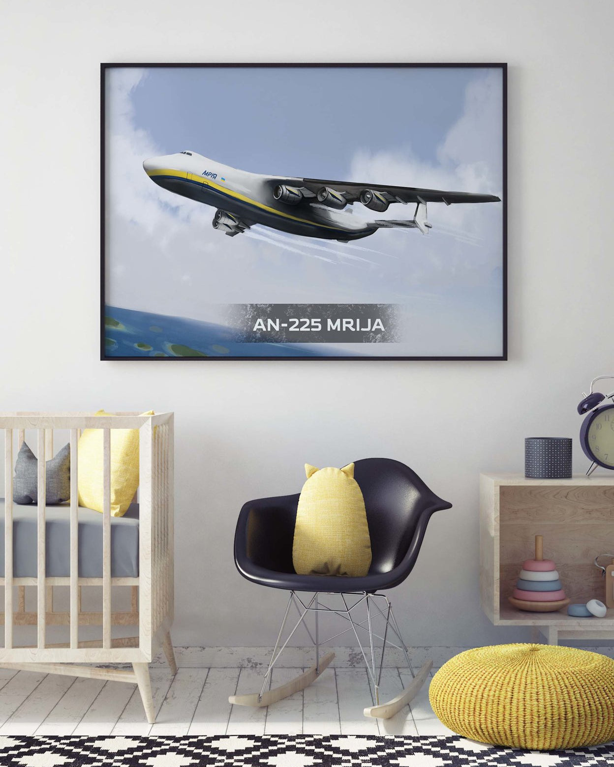 Avion Antonov An-225 Mriya - affiche Merveilles de la technique - 1