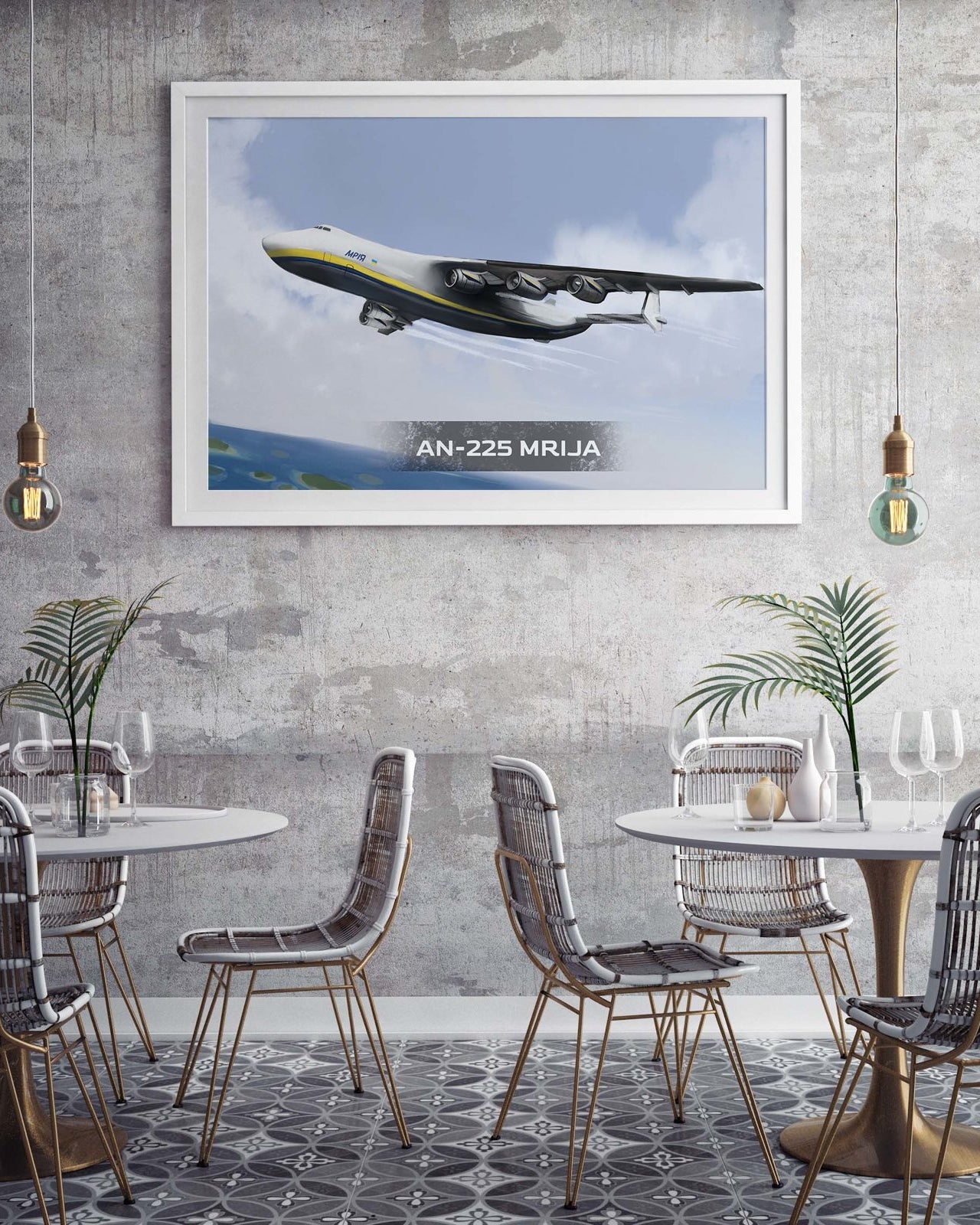 Avion Antonov An-225 Mriya - affiche Merveilles de la technique - 4
