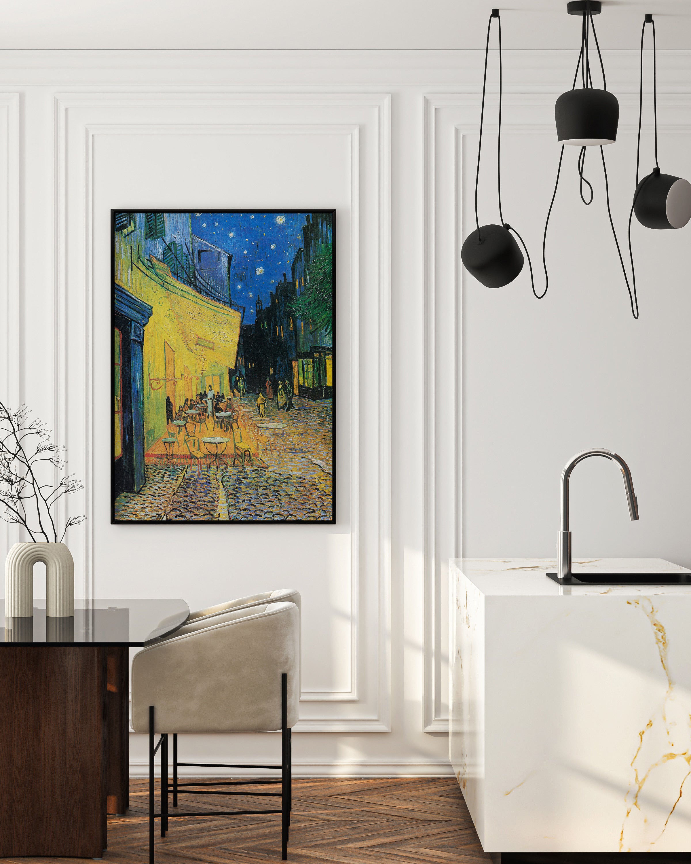 Poster "Café Terrace at Night" by Vincent van Gogh, artwork - 2