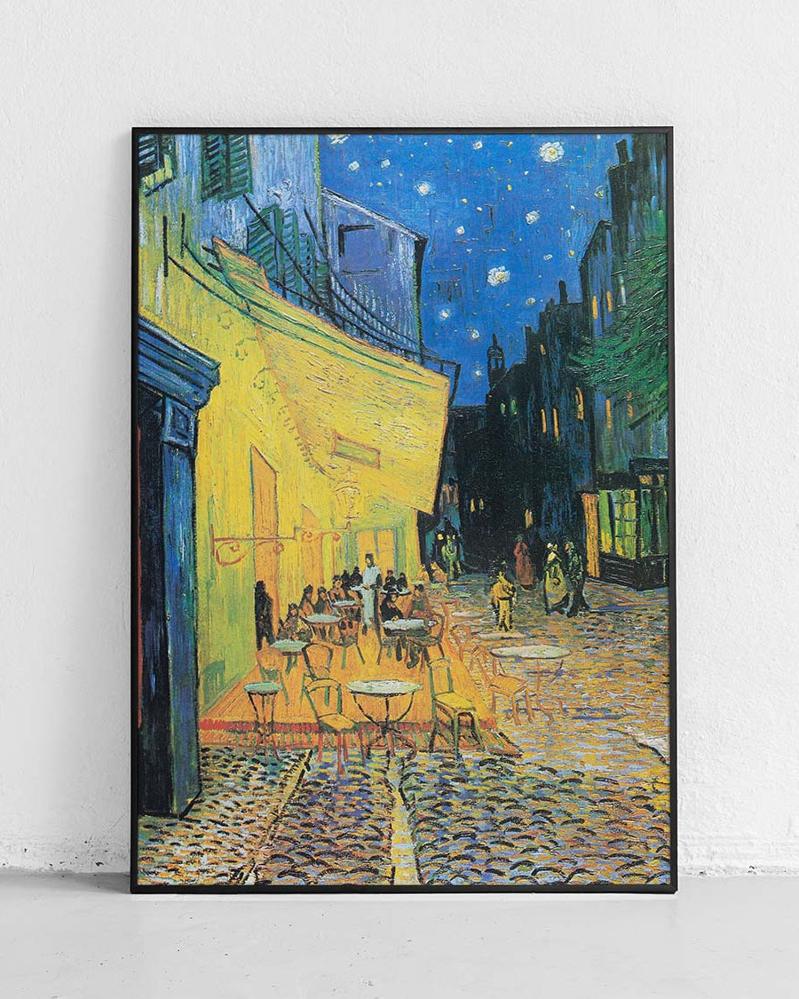 Poster "Café Terrace at Night" by Vincent van Gogh, artwork - 1
