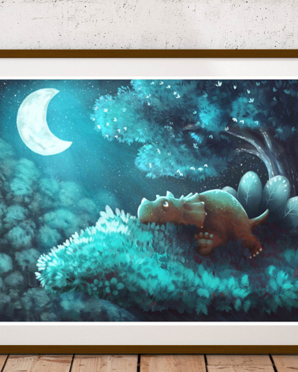 Triceratops - Poster mit Dinosaurier, dekoratives technisches Poster - 2