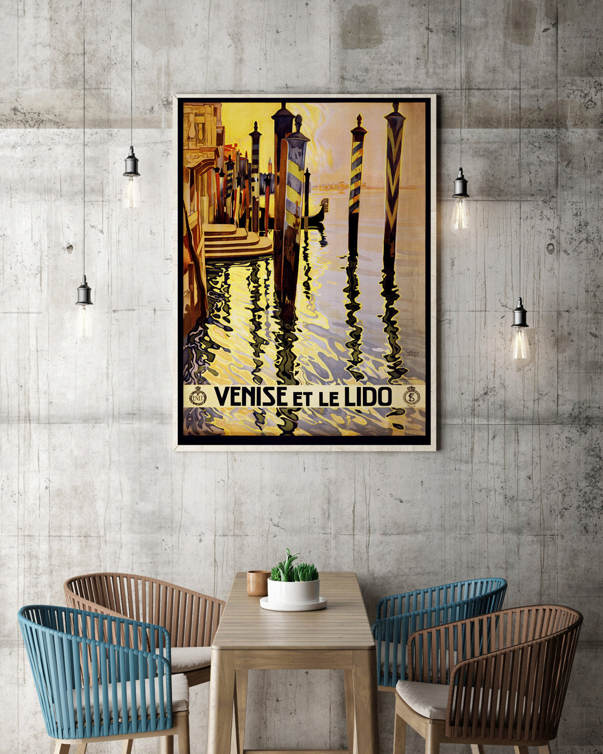 Venedig – Vintage-Plakat mit Retro-Atmosphäre - 2