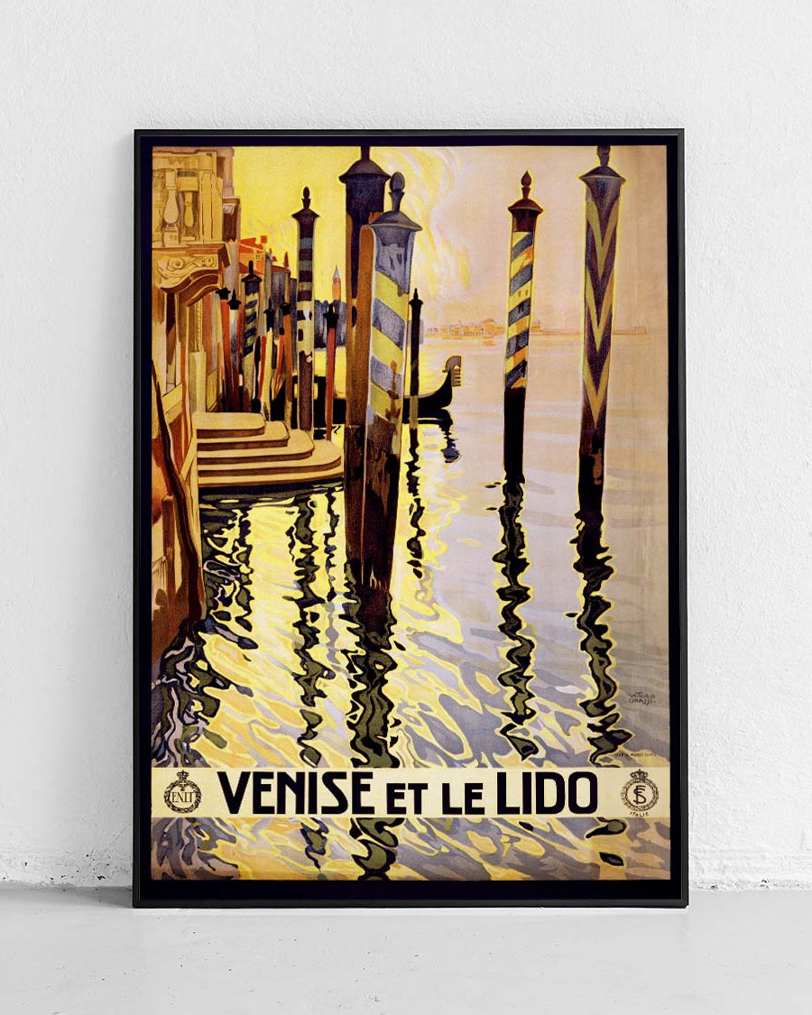 Venedig – Vintage-Plakat mit Retro-Atmosphäre - 1