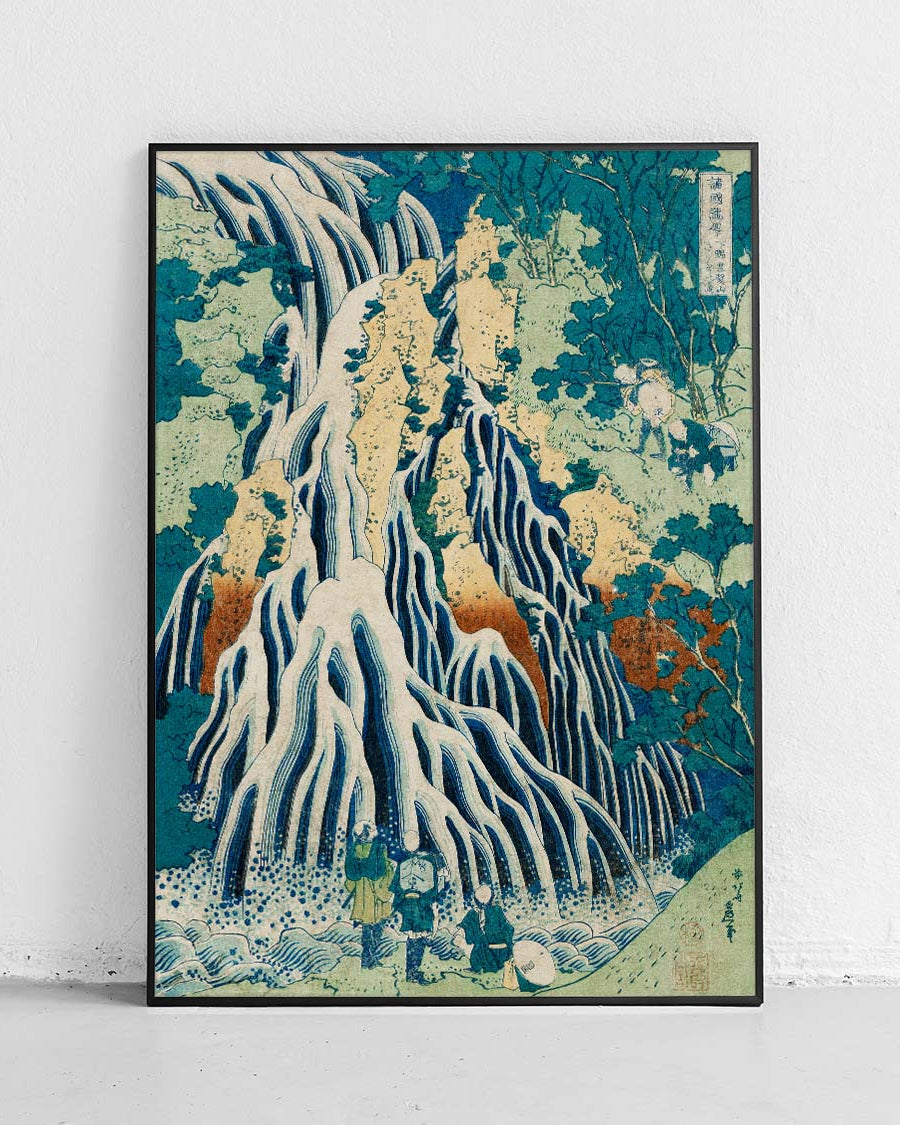 Kirifuri Waterfall on Mount Kurokami, poster Japan - 1