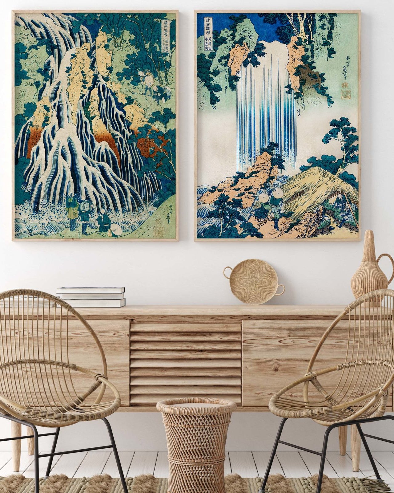 Kirifuri Waterfall on Mount Kurokami, poster Japan - 2