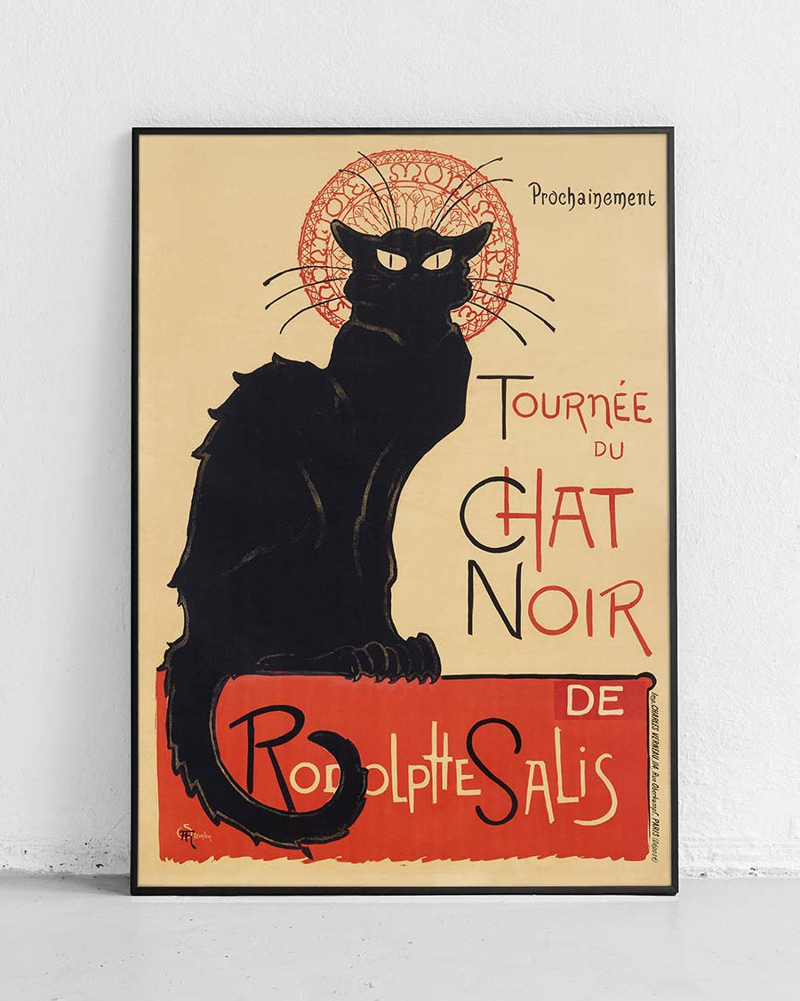 Der schwarze Kater-Ausflug - Poster, Kunstwerk - 1