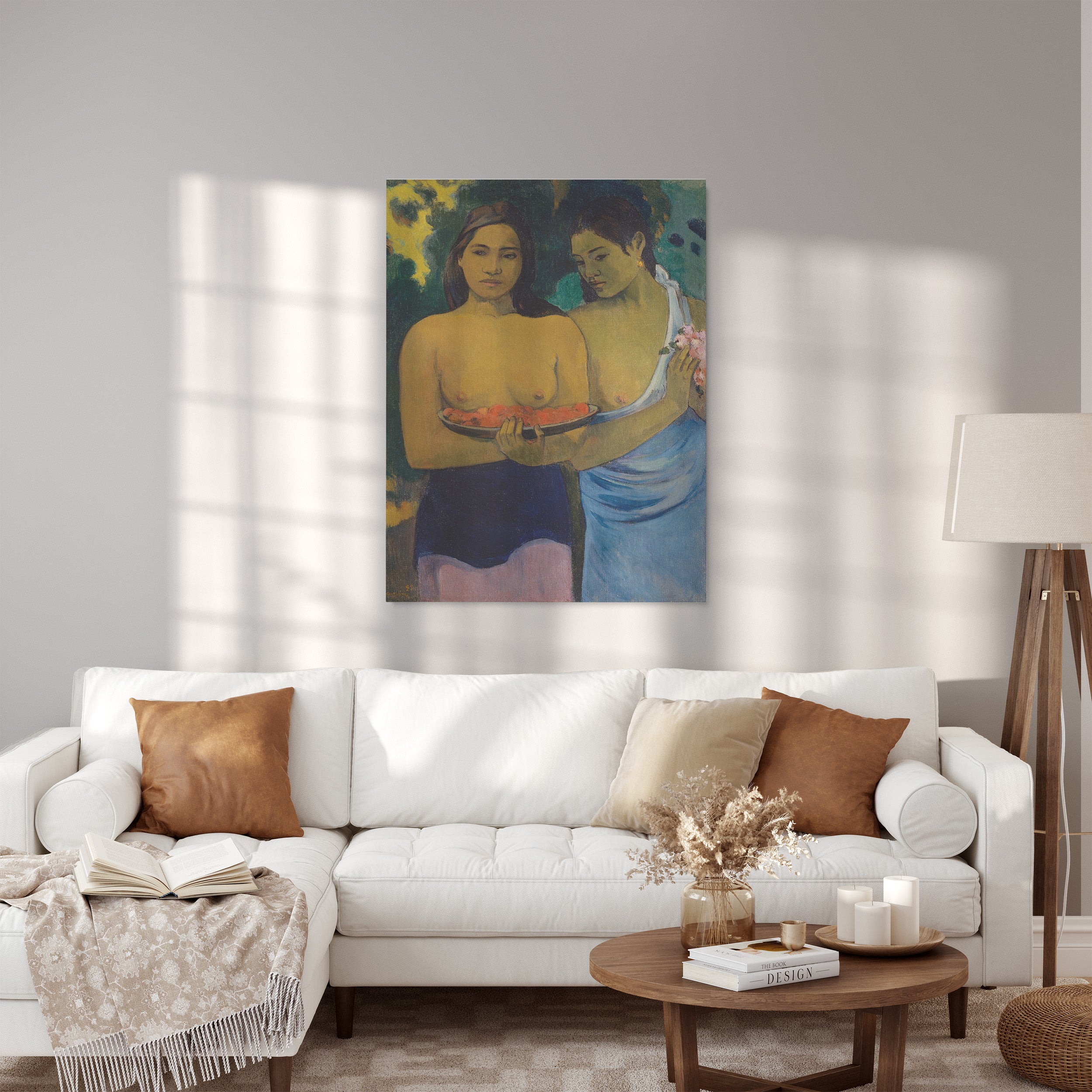 Dwie kobiety z Tahiti - Paul Gauguin - Dwie kobiety z Tahiti_Canvas do salonu.jpg