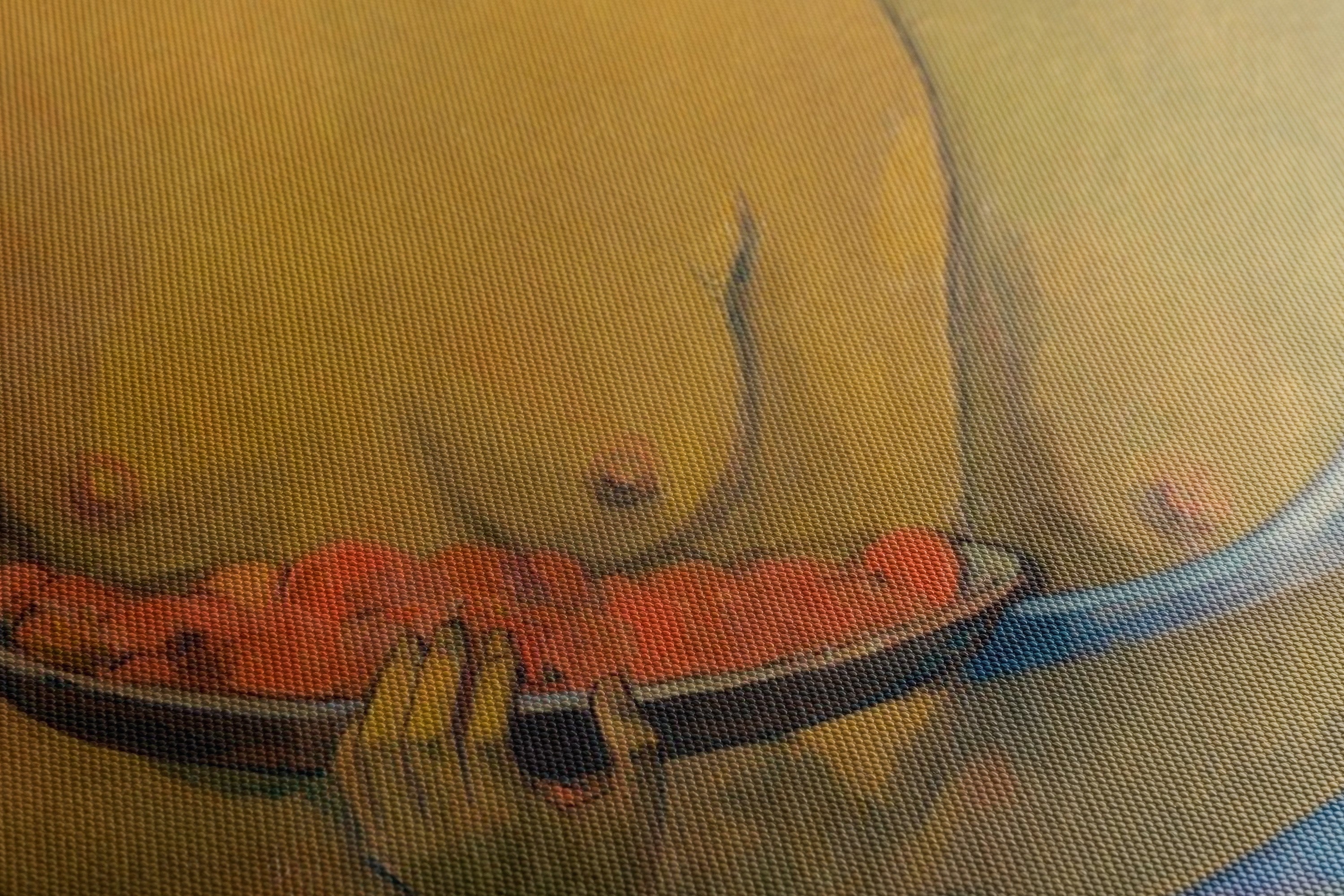 Dwie kobiety z Tahiti - Paul Gauguin - Dwie kobiety z Tahiti_Canvas szczegol.jpg