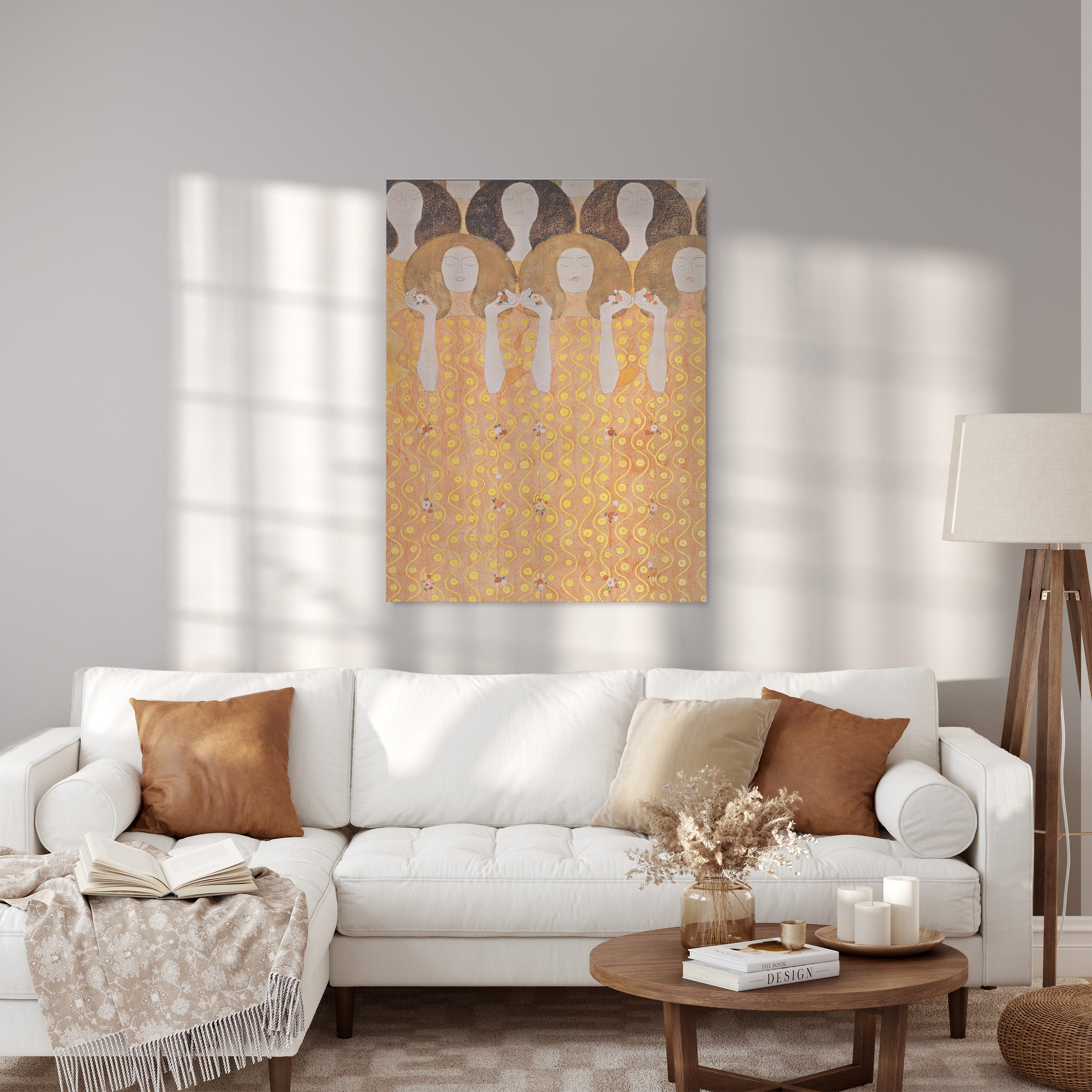 Obraz na płótnie "Fryz Beethovena" – Gustav Klimt - Fryz Beethovena_Canvas do salonu.jpg