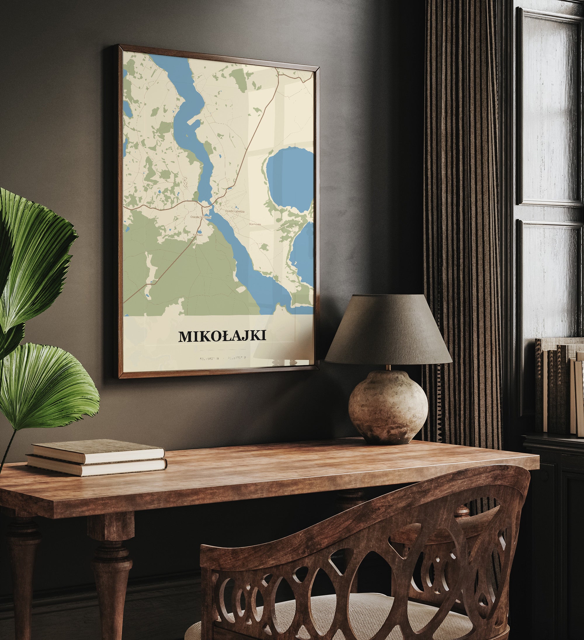 Plakat MIKOŁAJKI - Mapa miasta