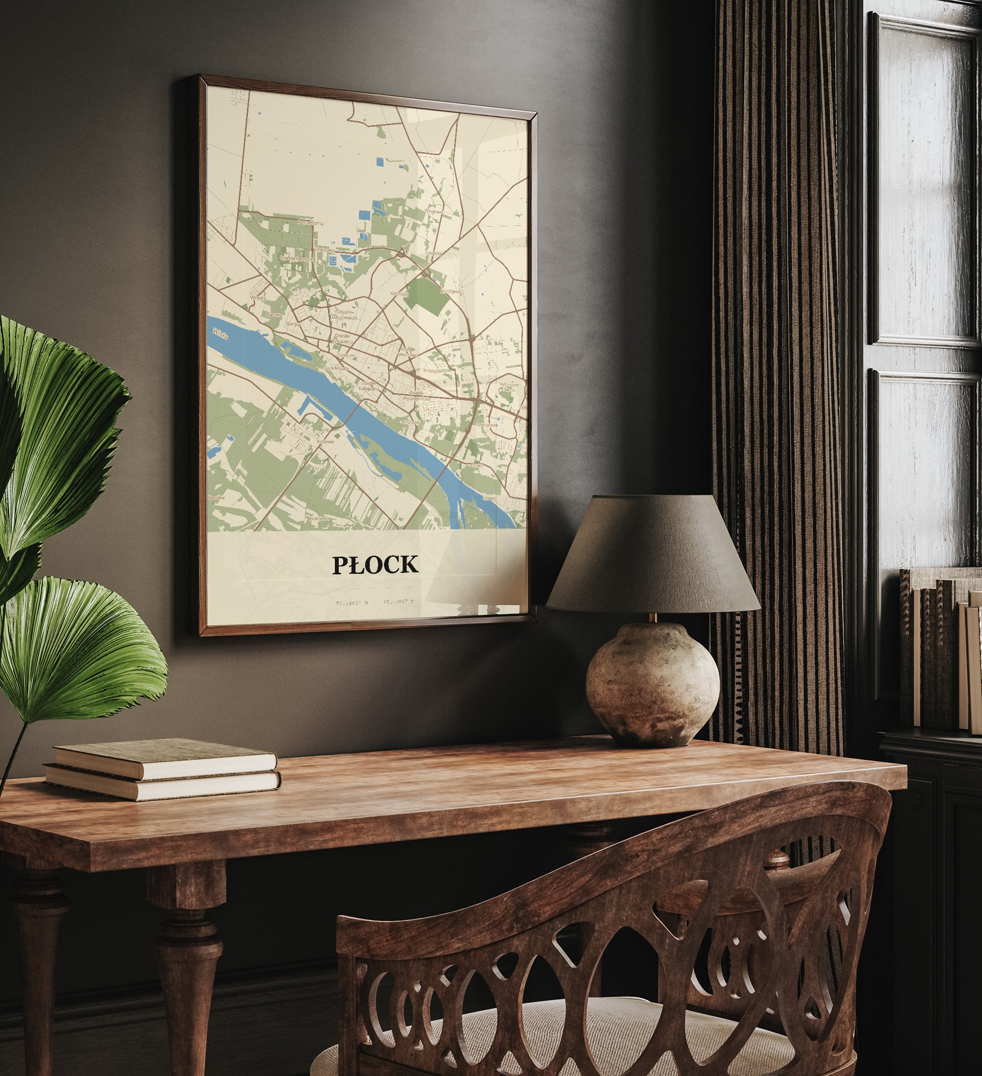 Plakat PŁOCK - Mapa miasta