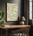Plakat SOSNOWIEC - Mapa miasta