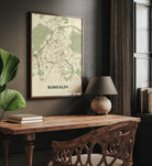 Plakat KOSZALIN - Mapa miasta